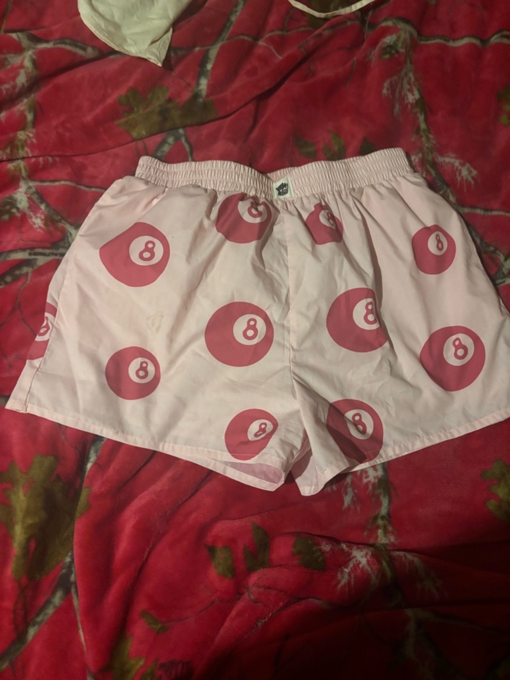Pink 8-Ball Print Women’s Shorts